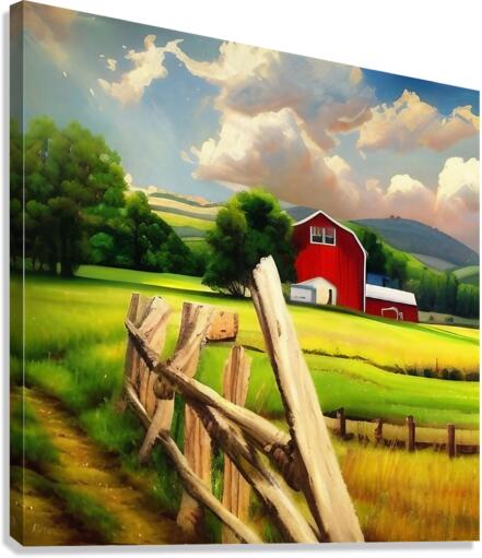 Country Life  Canvas Print