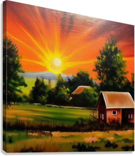 Countryside  Canvas Print
