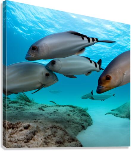 The Deep Dive Canvas Print