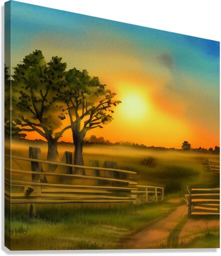 A Day of Reflection Canvas Print