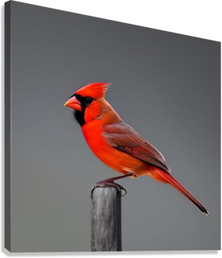 Unamused. Cardinal. Canvas Print