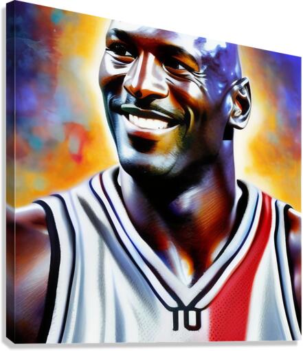 Michael Jordan  - The G.O.A.T | The Icon Canvas Print