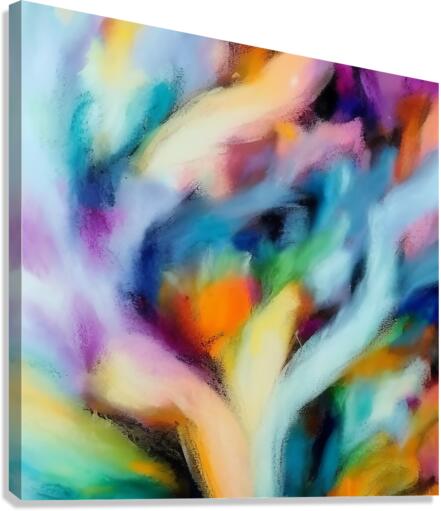 Distance. Abstract.  Canvas Print