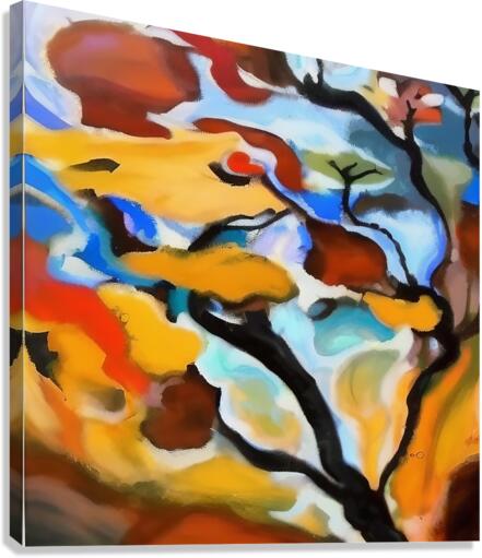 Distortion. Abstract. Canvas Print