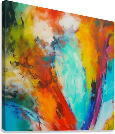 Dispersed Visions. Abstract.  Canvas Print