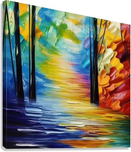 Elaboration. Abstract.  Canvas Print