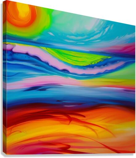 Good Morning. Abstract. Canvas Print