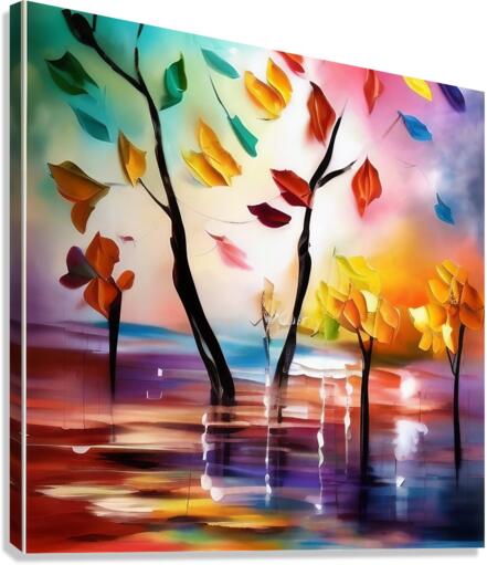 Trees of Manifestation. Abstract. Canvas Print