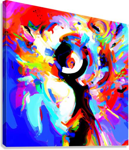Feminine Energy. Abstract. Canvas Print