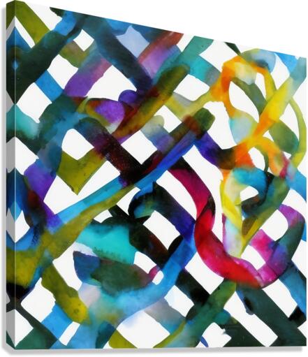 Criss Cross. Abstract. Canvas Print