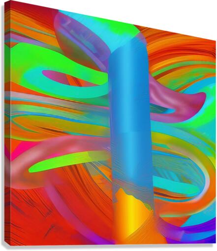 Diversion. Abstract. Canvas Print