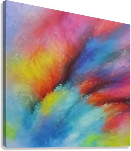 Delicate Pastels. Abstract  Canvas Print