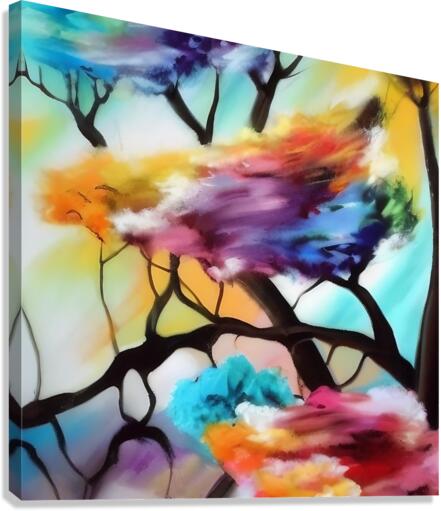 Hommage. Abstract. Canvas Print