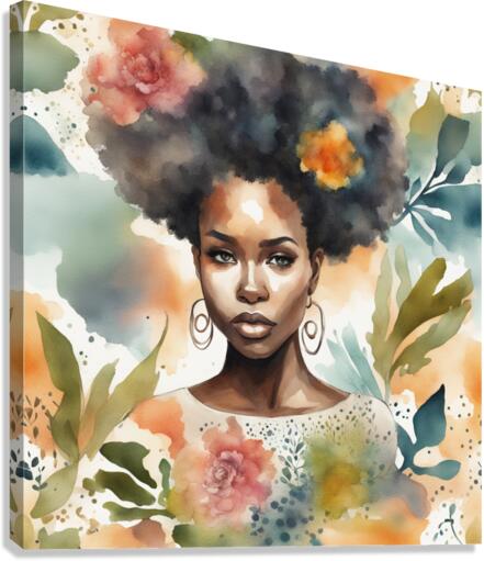 Melanin Magic  36 Canvas Print