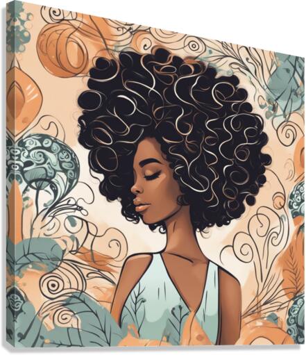 Melanin Magic  45 Canvas Print