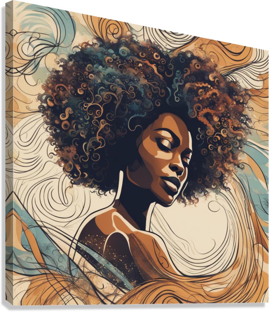 Melanin Magic  55 Canvas Print