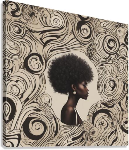 Melanin Magic  60 Canvas Print