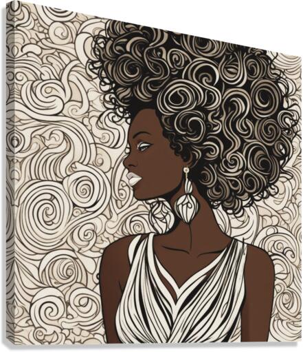 Melanin Magic  63 Canvas Print