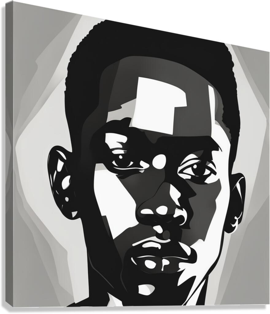 Silhouette of Strength Collection 1 - The Artful Mane 66 Canvas Print