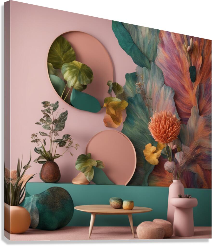 A Touch of Color: Celebrating Hue at The Artful Mane 1 Canvas Print