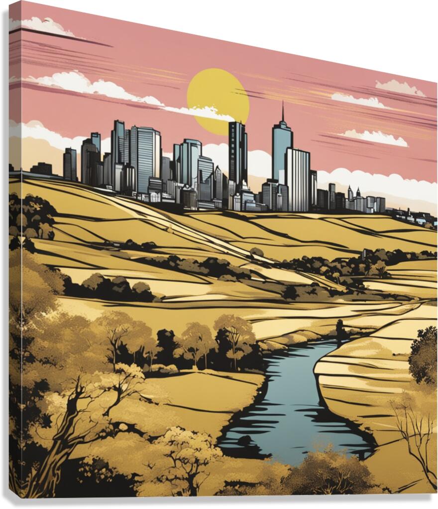 A Touch of Color 2: Celebrating Hue at The Artful Mane 68 Canvas Print