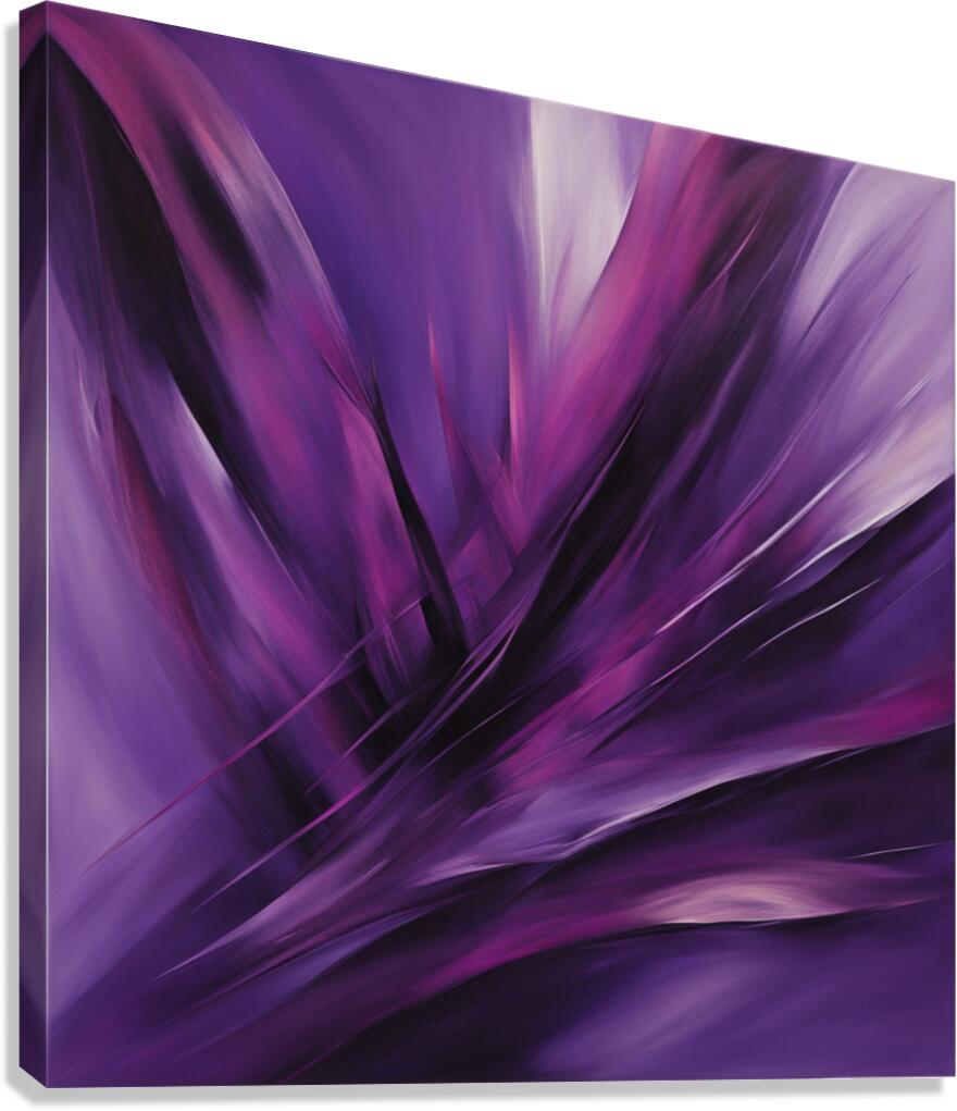 The Purle Aurora 1 Canvas Print