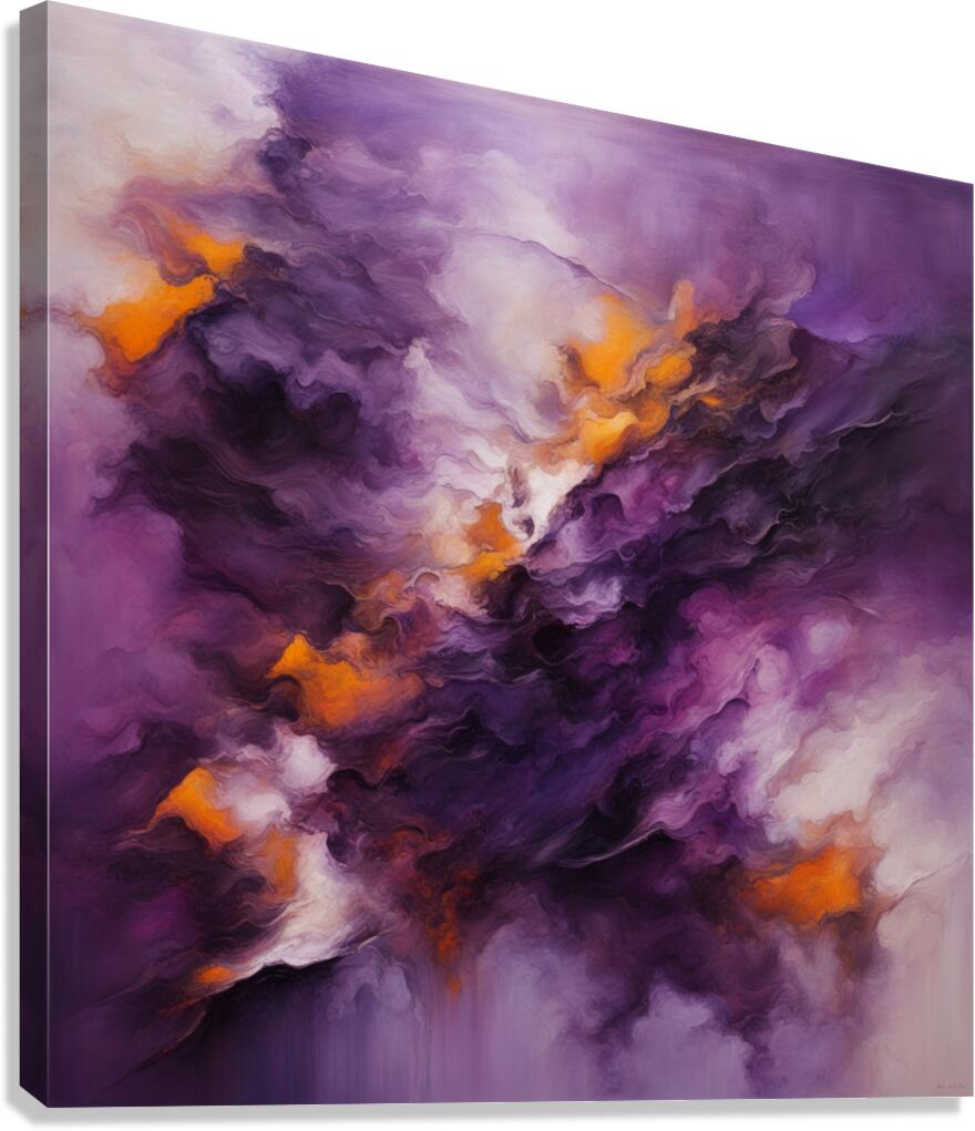 The Purle Aurora 3 Canvas Print