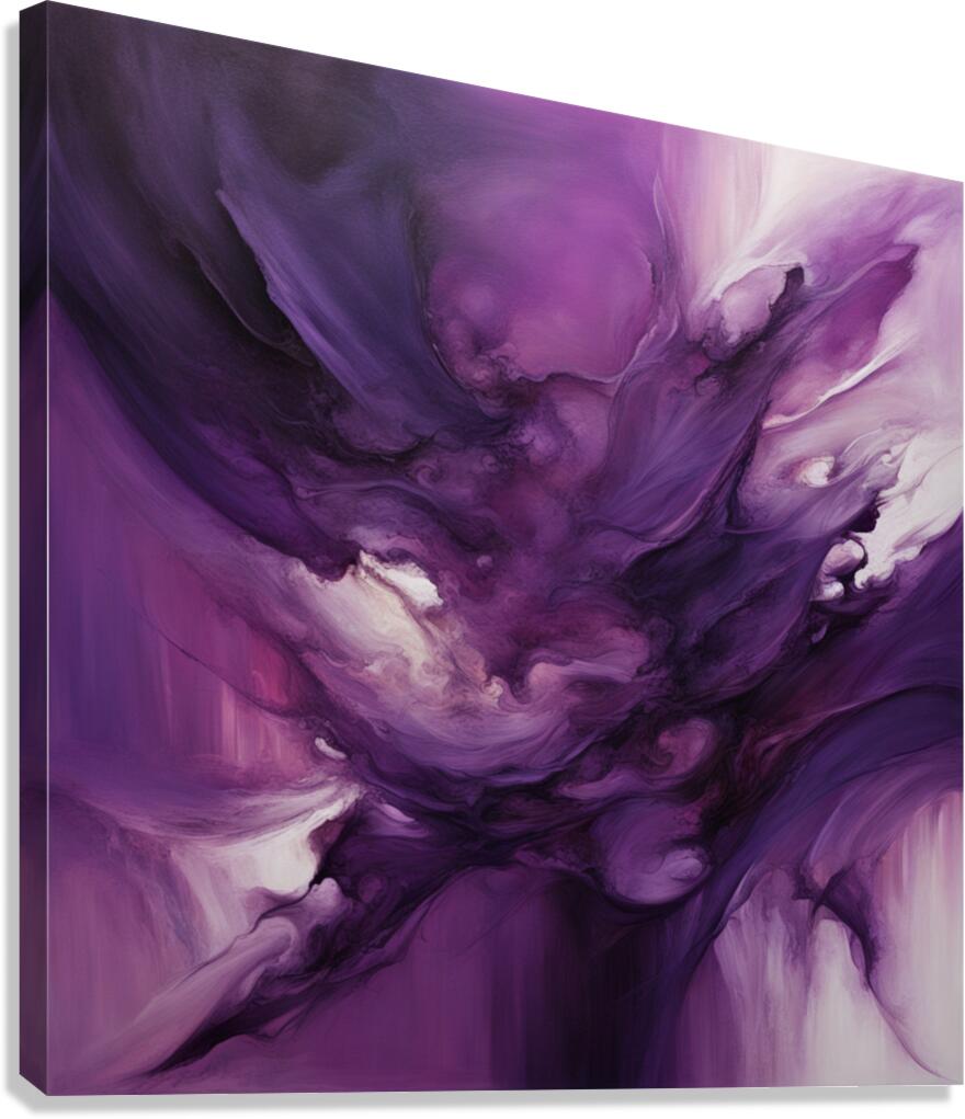 The Purle Aurora 4 Canvas Print