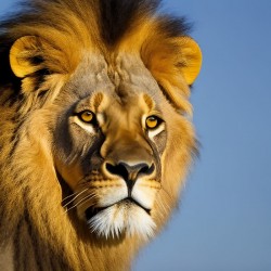 The King. Lion