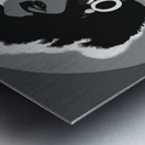 Silhouette of Strength Collection 1 - The Artful Mane 24 Metal print