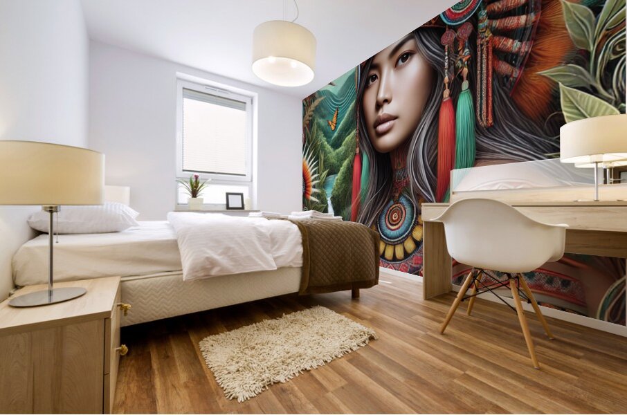 Indigenous Beauty  Mural print
