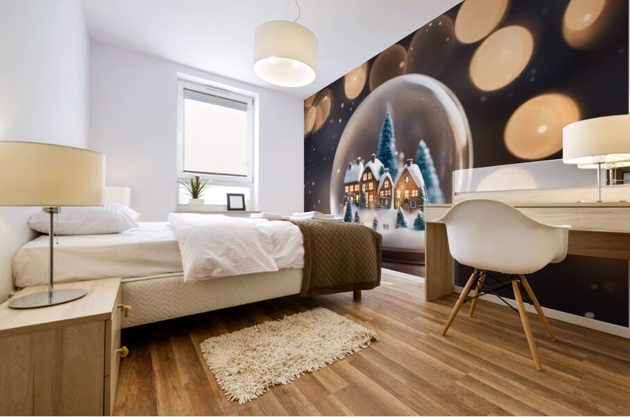 Winter Wonderland & Christmas Celebration 2 Mural print