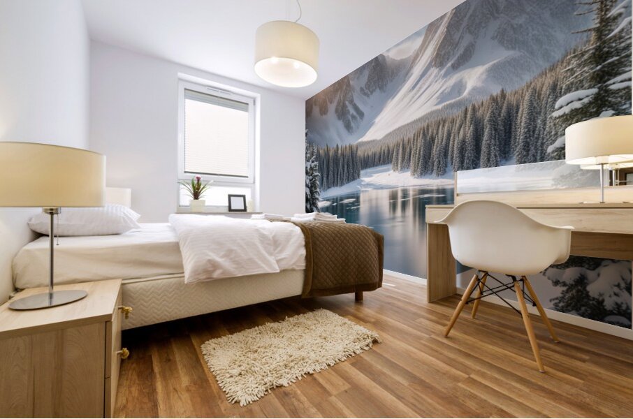 Winter Wonderland & Christmas Celebration 2 Mural print