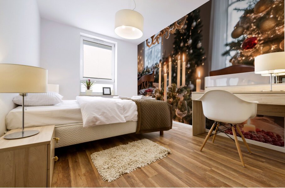 Winter Wonderland & Christmas Celebration 3 Mural print