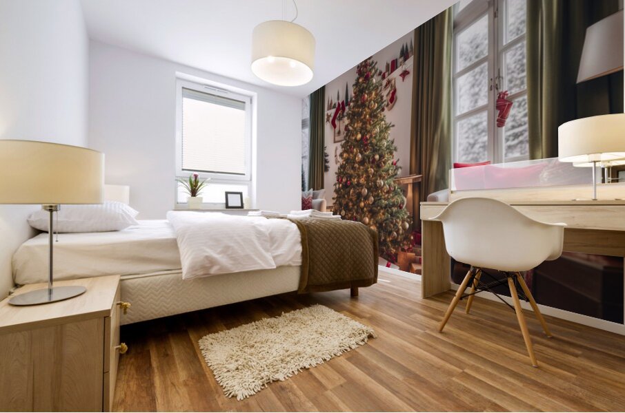 Winter Wonderland & Christmas Celebration 12 Mural print