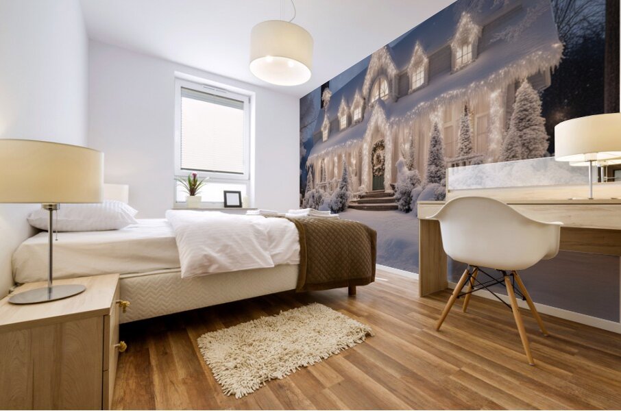 Winter Wonderland & Christmas Celebration 24 Mural print