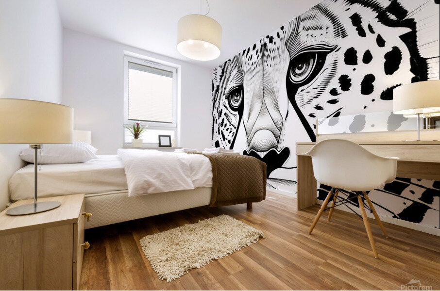 Initiated - Line Art Mural print