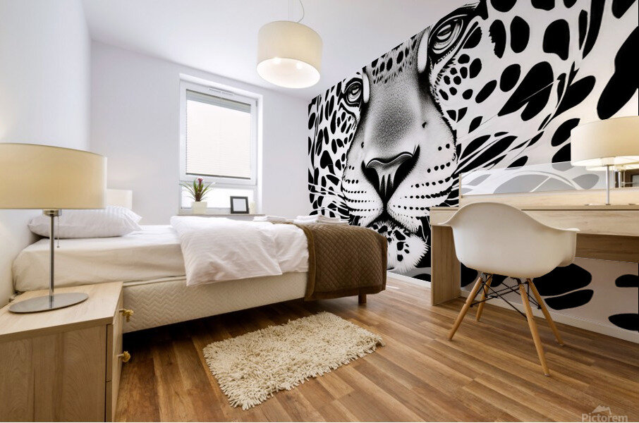 The Stare Mural print