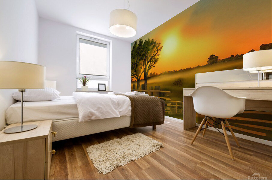 A Day of Reflection Mural print