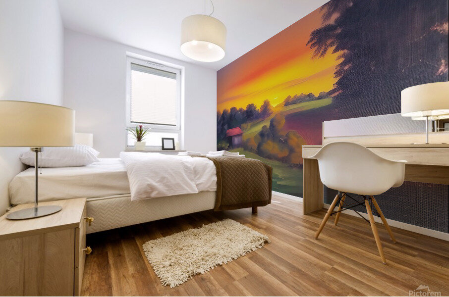 Farm Life Mural print