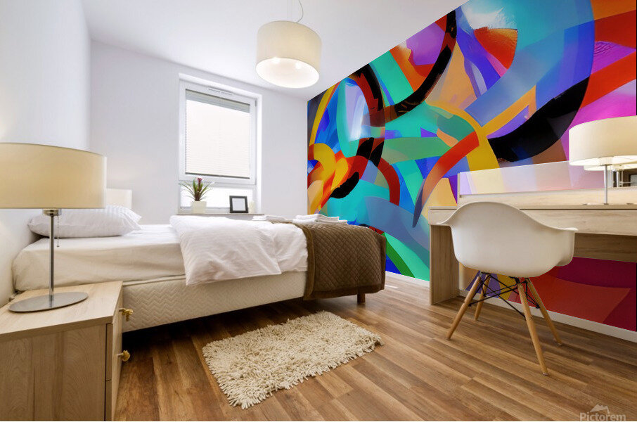 Swirls. Abstract. Mural print