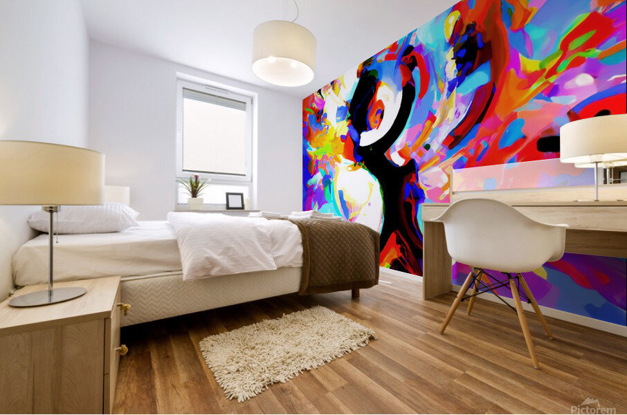 Feminine Energy. Abstract. Mural print
