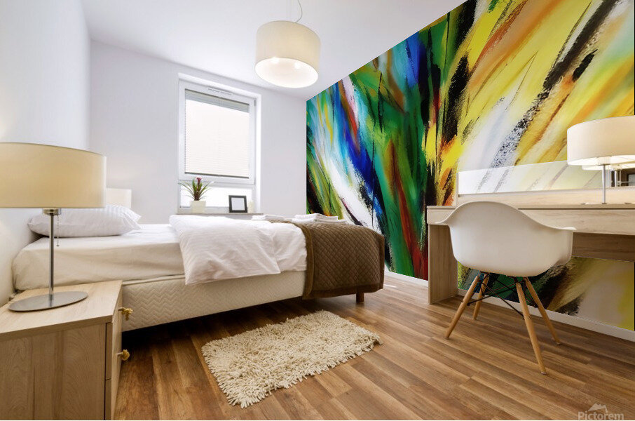 Electric Dreams. Abstract. Mural print