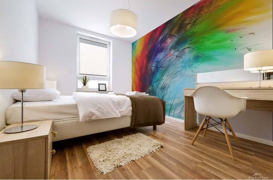 Ambition. Abstract. Mural print