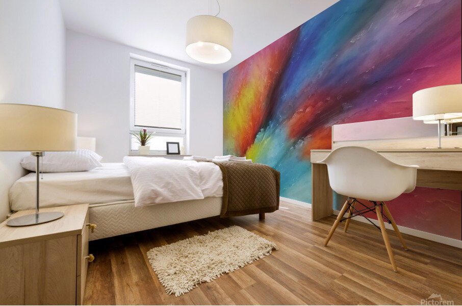 Delicate Pastels. Abstract  Mural print