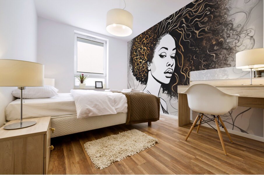 Melanin Magic  4 Mural print