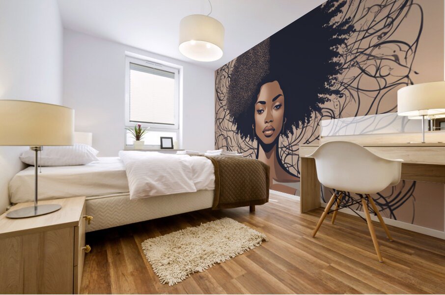 Melanin Magic  5 Mural print