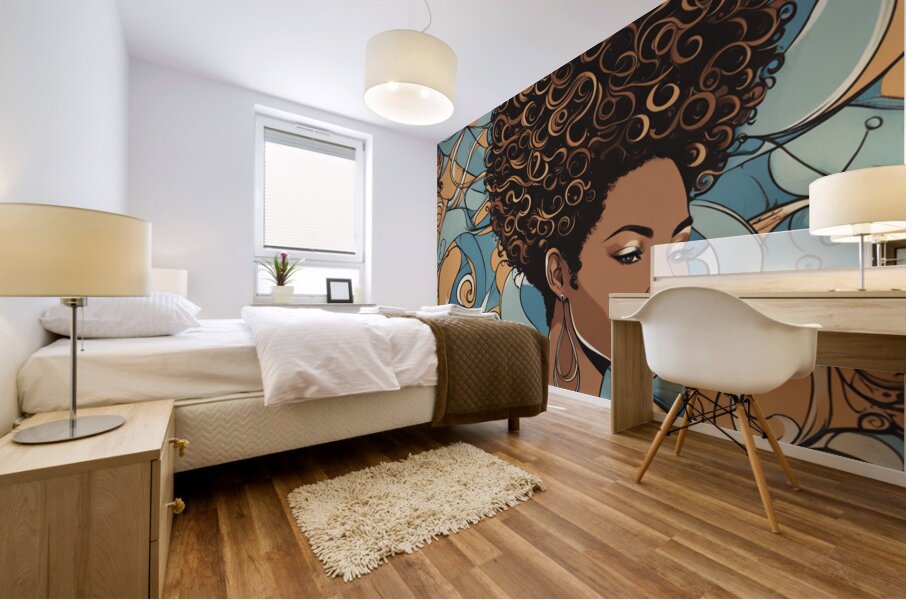 Melanin Magic  33 Mural print