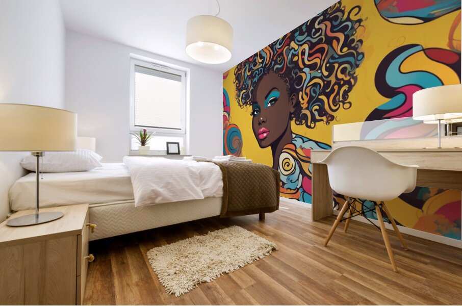 Melanin Magic  34 Mural print