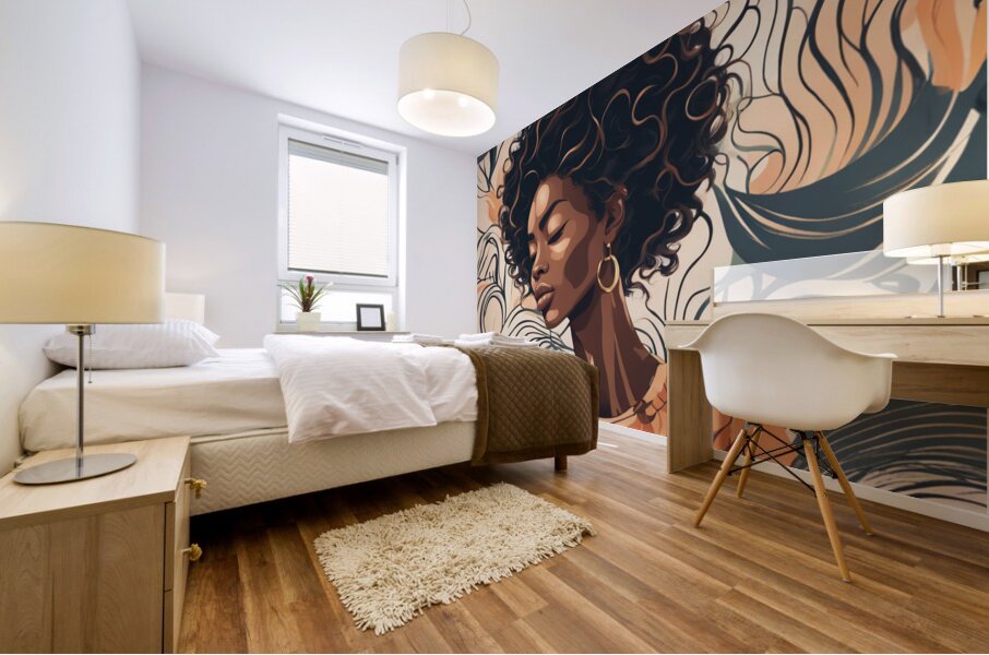 Melanin Magic  39 Mural print